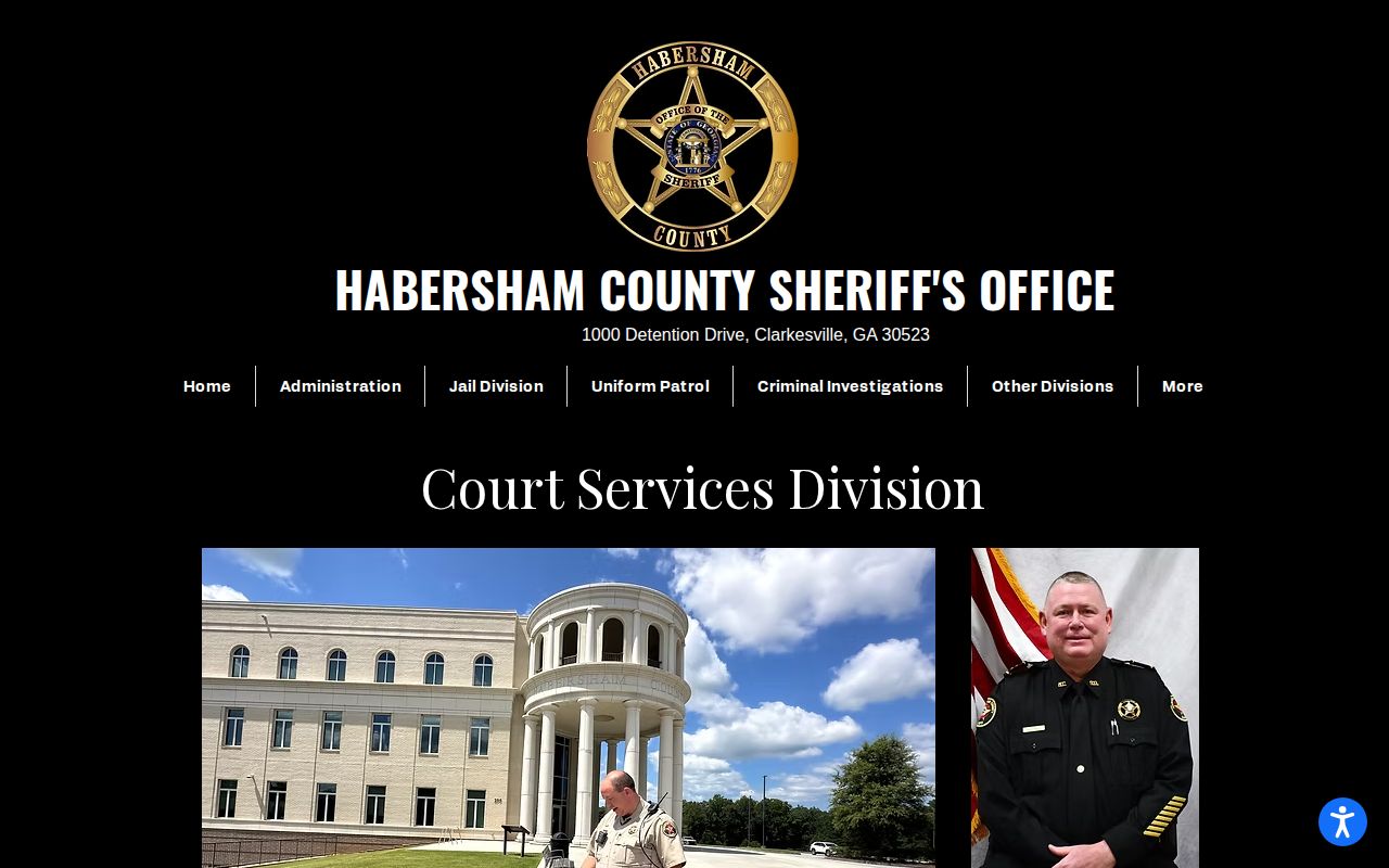 Habersham County Sheriff's Office Court Services and wanted-record information